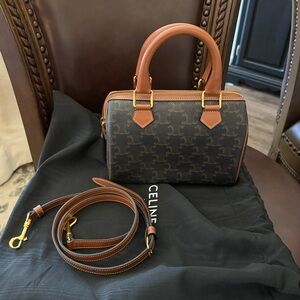 Celine Triomphe small Boston Bag
